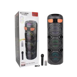 Sing-e  Portable Wireless Speaker ZQS6301 with Mic Black